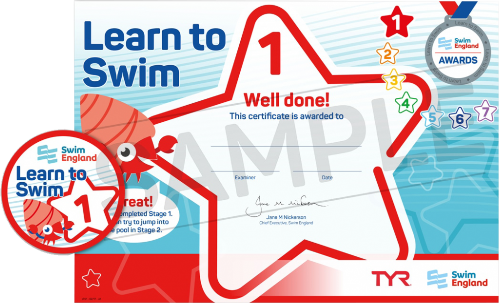 Swim England Learn-to-Swim Stages 1-7